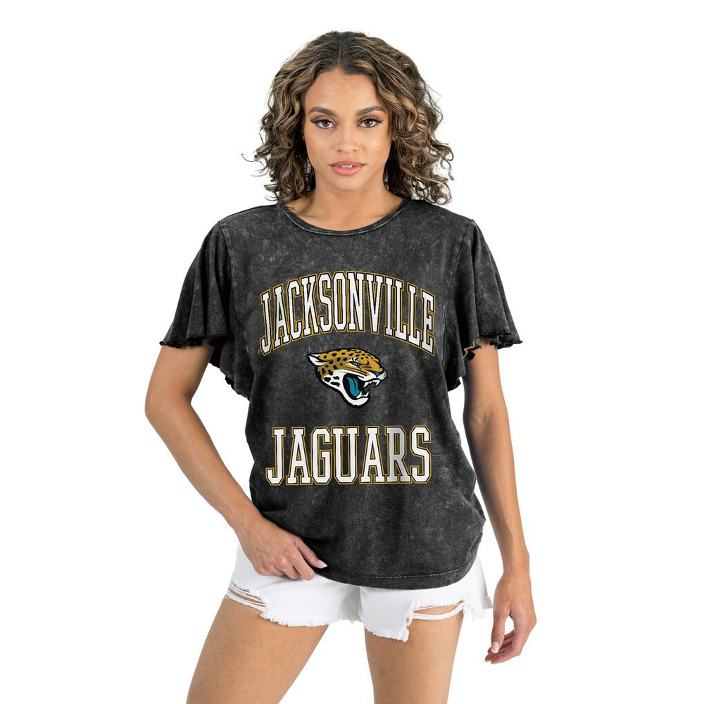 Jacksonville Jaguars  Gameday Couture Women's Relaxed Flutter Sleeve T-Shirt