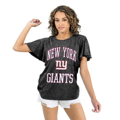 New York Giants  Gameday Couture Women's Relaxed Flutter Sleeve T-Shirt