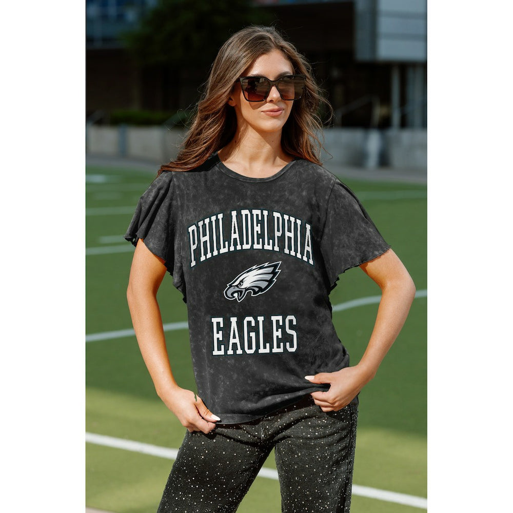 Philadelphia Eagles  Gameday Couture Women's Relaxed Flutter Sleeve T-Shirt