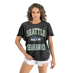 Seattle Seahawks  Gameday Couture Women's Relaxed Flutter Sleeve T-Shirt
