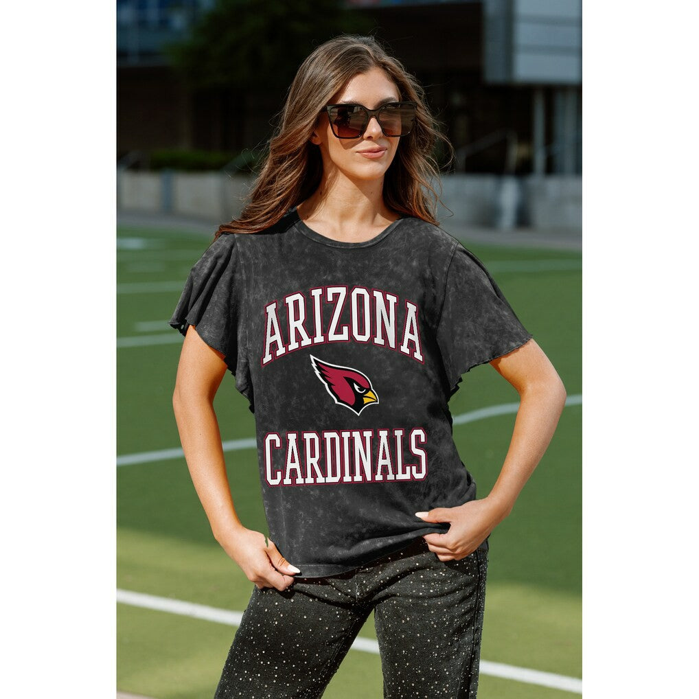 Arizona Cardinals  Gameday Couture Women's Relaxed Flutter Sleeve T-Shirt