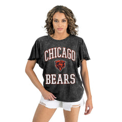 Chicago Bears  Gameday Couture Women's Relaxed Flutter Sleeve T-Shirt
