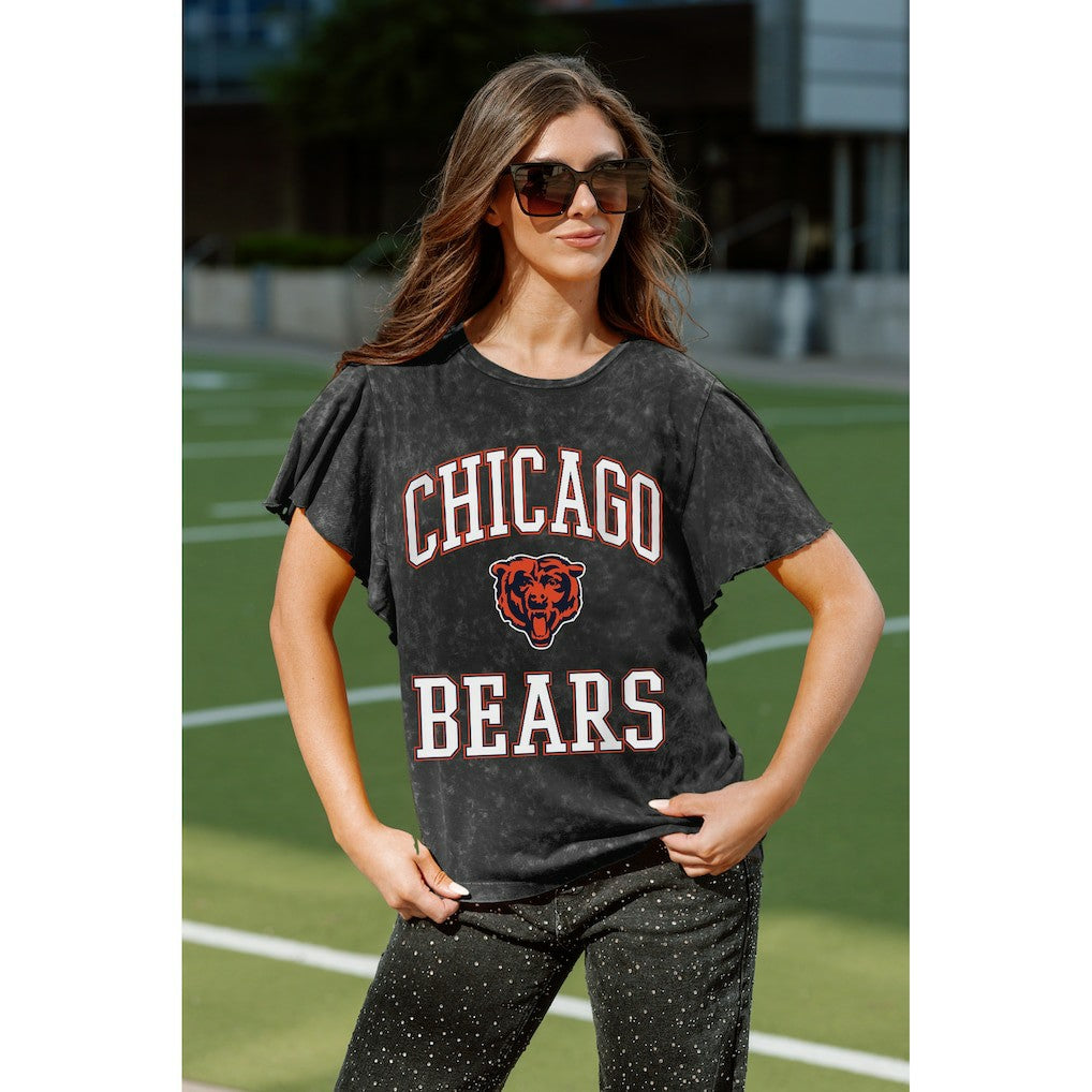 Chicago Bears  Gameday Couture Women's Relaxed Flutter Sleeve T-Shirt