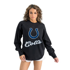 Indianapolis Colts  Gameday Couture Women's Oversized Long Sleeve T-Shirt