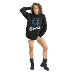 Indianapolis Colts  Gameday Couture Women's Oversized Long Sleeve T-Shirt