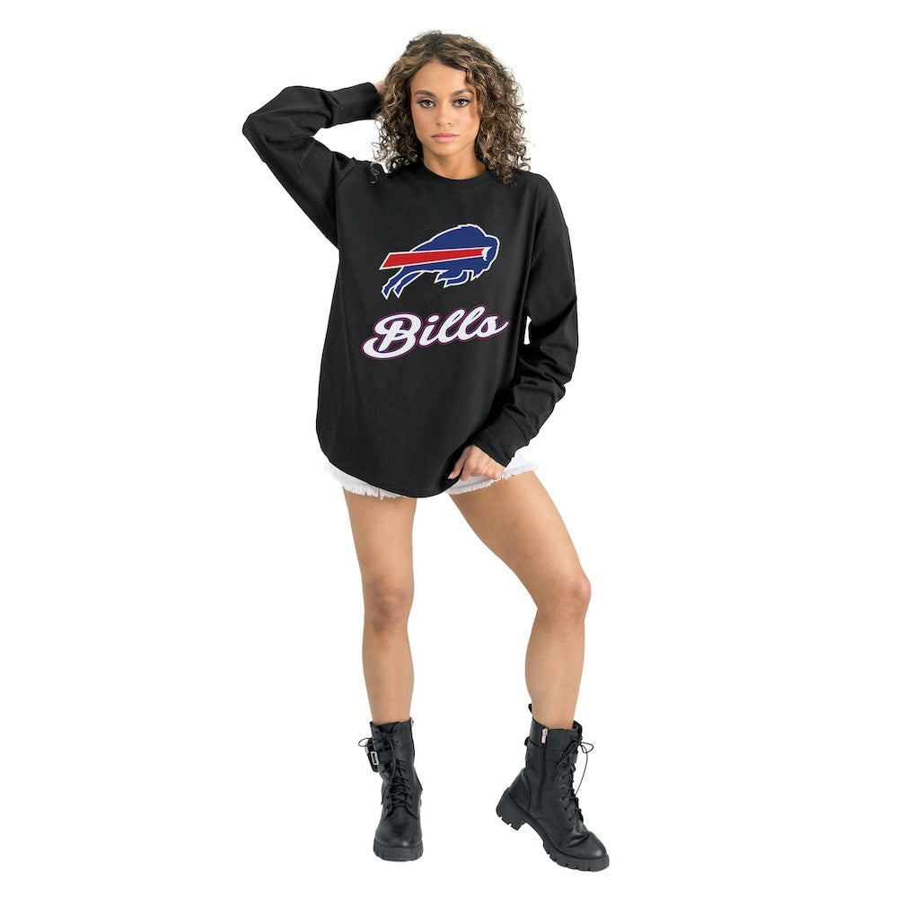 Buffalo Bills  Gameday Couture Women's Oversized Long Sleeve T-Shirt