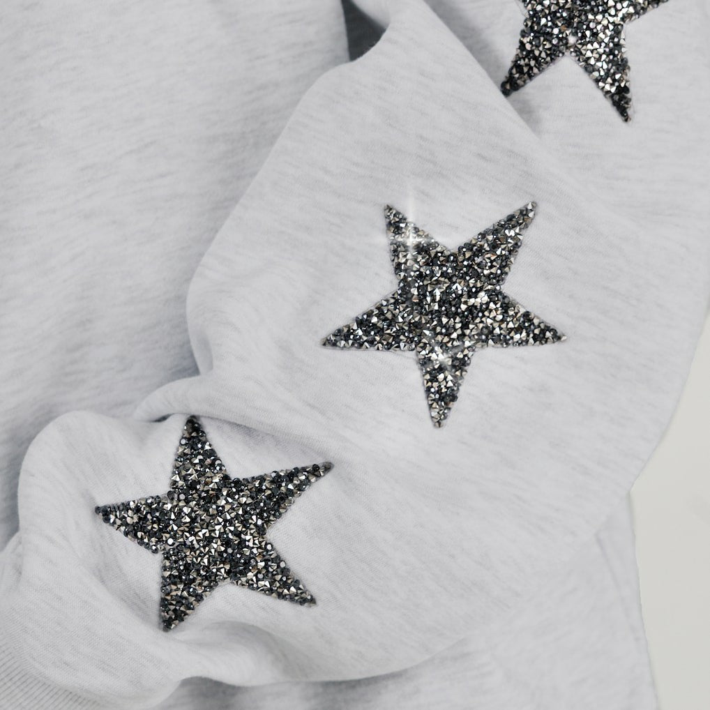 Washington Commanders  Gameday Couture Women's Resilience Relaxed Rhinestone Pullover Sweatshirt