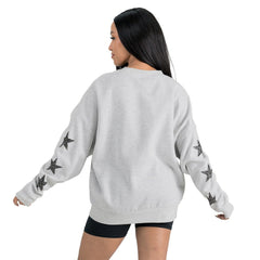 Minnesota Vikings  Gameday Couture Women's Resilience Relaxed Rhinestone Pullover Sweatshirt