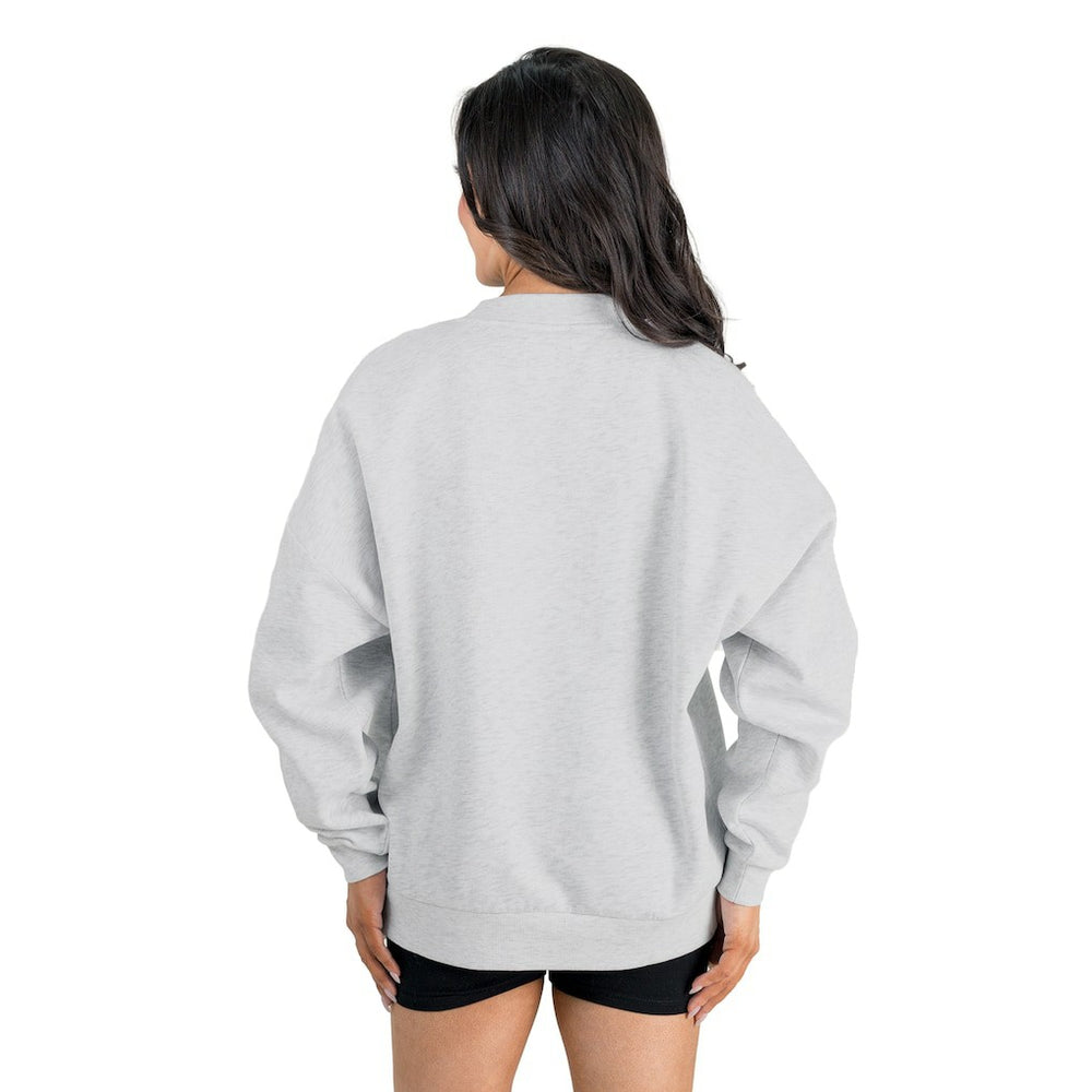 Cincinnati Bengals  Gameday Couture Women's Home Turf Oversized Premium Fleece Pullover Sweatshirt