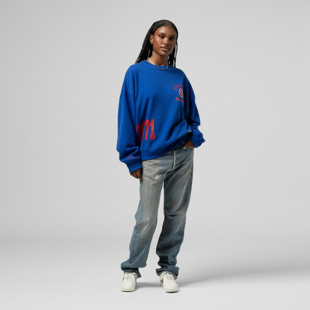 Atlanta Braves Mitchell & Ness Women's Cooperstown Collection Crewneck Sweatshirt | MLB Sale