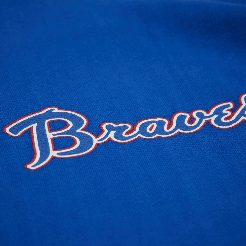 Atlanta Braves Mitchell & Ness Women's Cooperstown Collection Crewneck Sweatshirt | MLB Sale