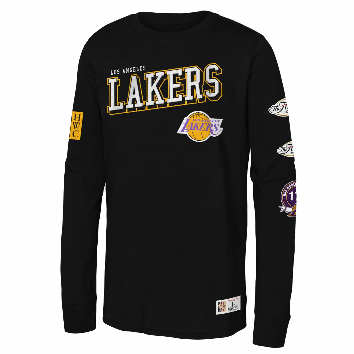 Los Angeles Lakers Youth Hardwood Classics Training Camp Long Sleeve T-Shirt Online