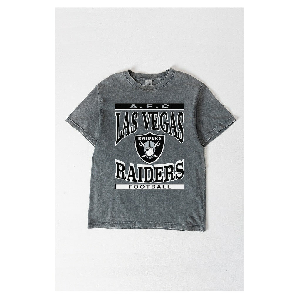 Las Vegas Raiders  Gameday Couture Women's Oversized Classic Grind Washed T-Shirt