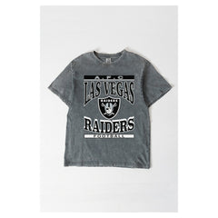 Las Vegas Raiders  Gameday Couture Women's Oversized Classic Grind Washed T-Shirt