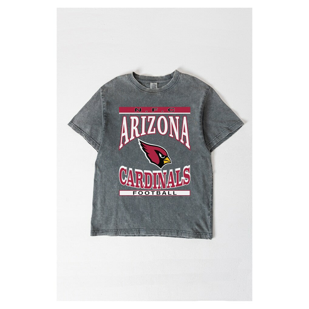 Arizona Cardinals  Gameday Couture Women's Oversized Classic Grind Washed T-Shirt