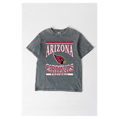 Arizona Cardinals  Gameday Couture Women's Oversized Classic Grind Washed T-Shirt