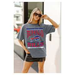 Buffalo Bills  Gameday Couture Women's Oversized Classic Grind Washed T-Shirt