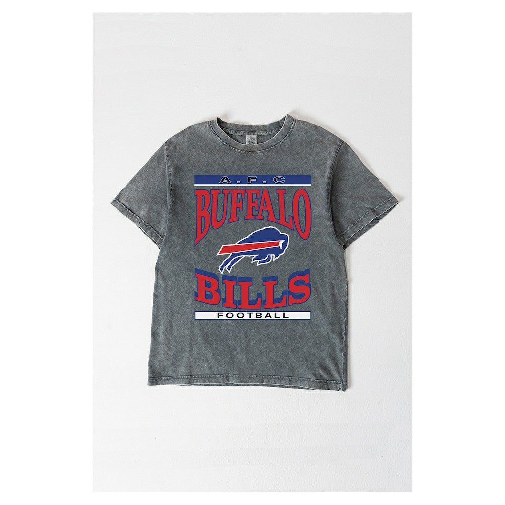 Buffalo Bills  Gameday Couture Women's Oversized Classic Grind Washed T-Shirt