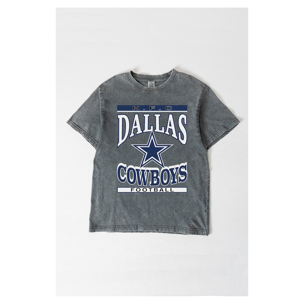 Dallas Cowboys  Gameday Couture Women's Oversized Classic Grind Washed T-Shirt