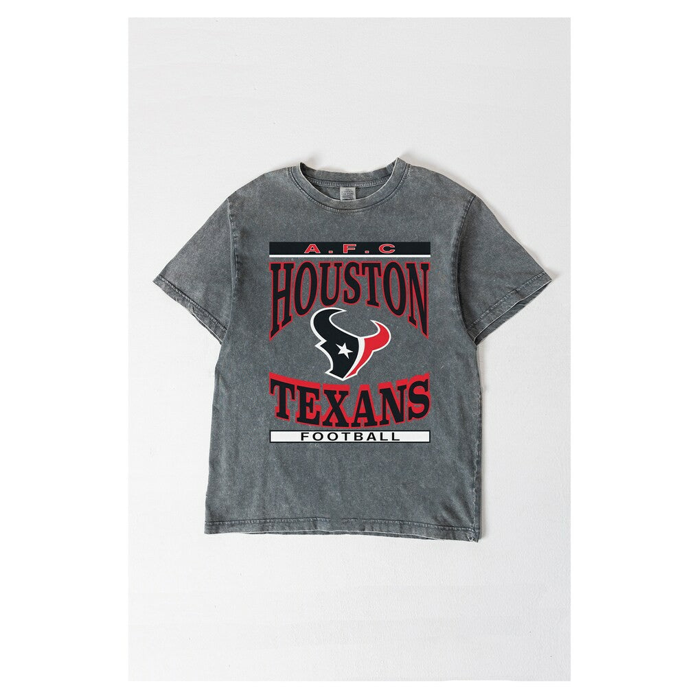 Houston Texans  Gameday Couture Women's Oversized Classic Grind Washed T-Shirt