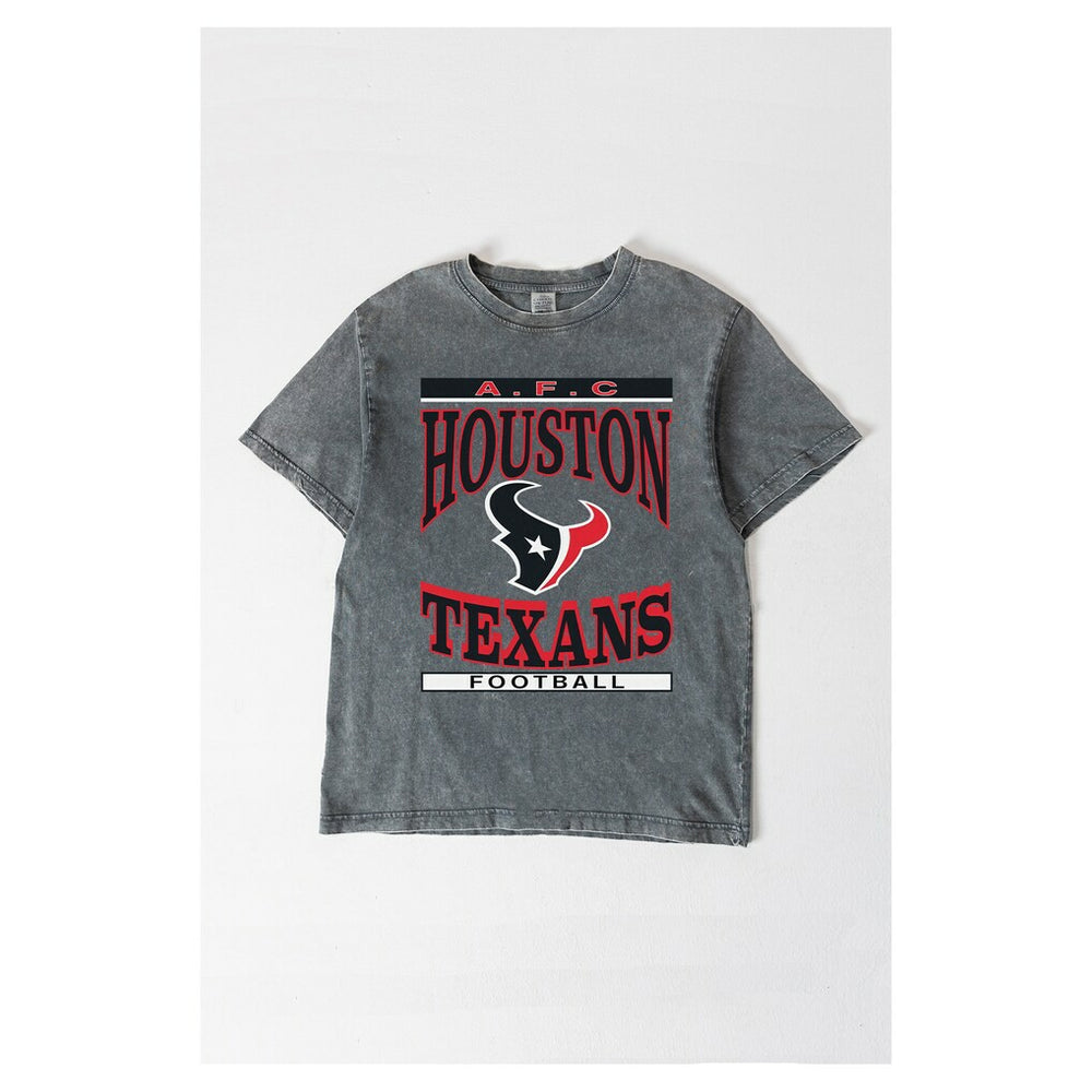 Houston Texans  Gameday Couture Women's Oversized Classic Grind Washed T-Shirt