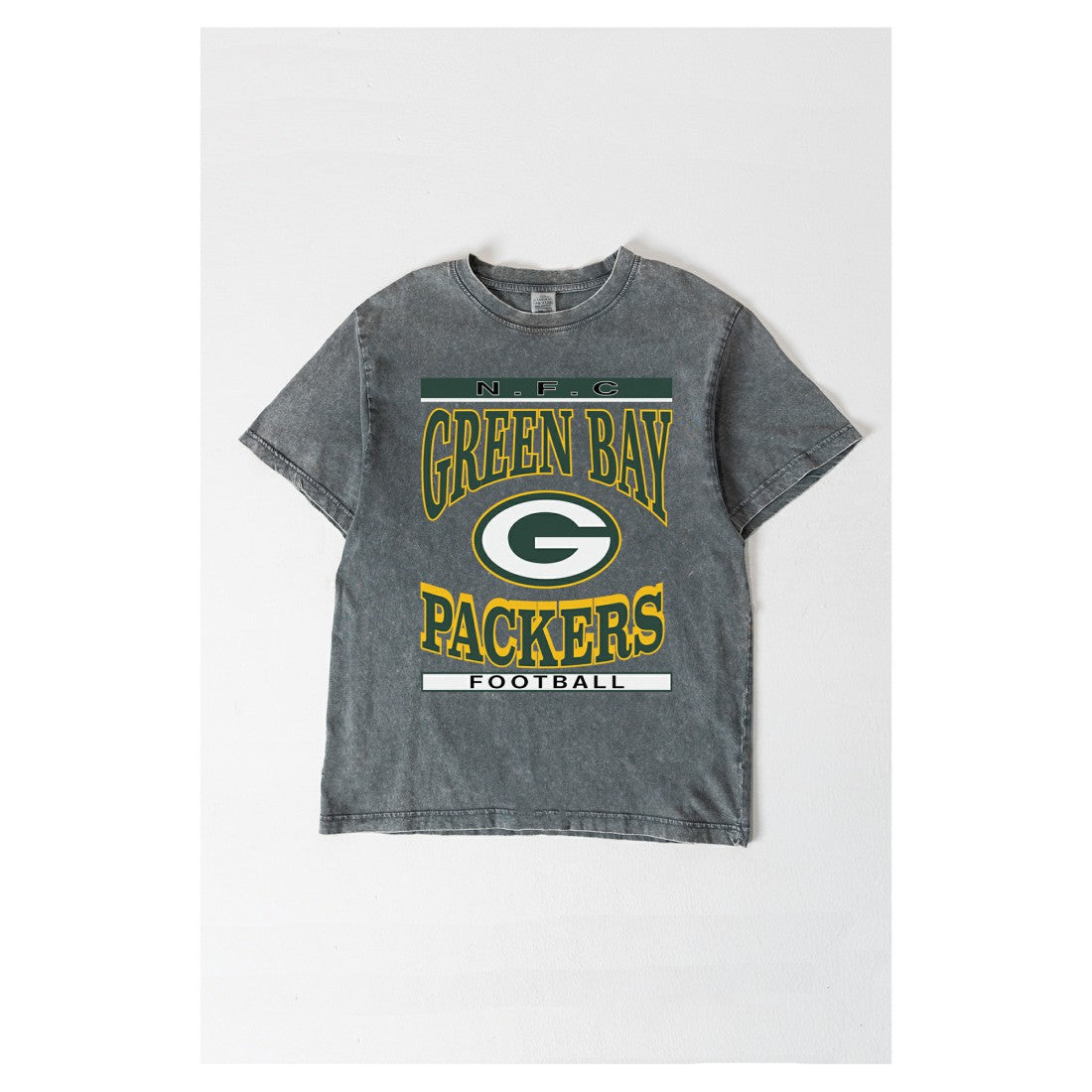 Green Bay Packers  Gameday Couture Women's Oversized Classic Grind Washed T-Shirt