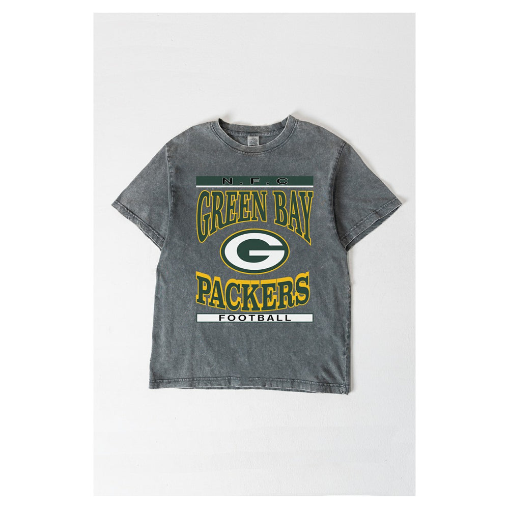 Green Bay Packers  Gameday Couture Women's Oversized Classic Grind Washed T-Shirt