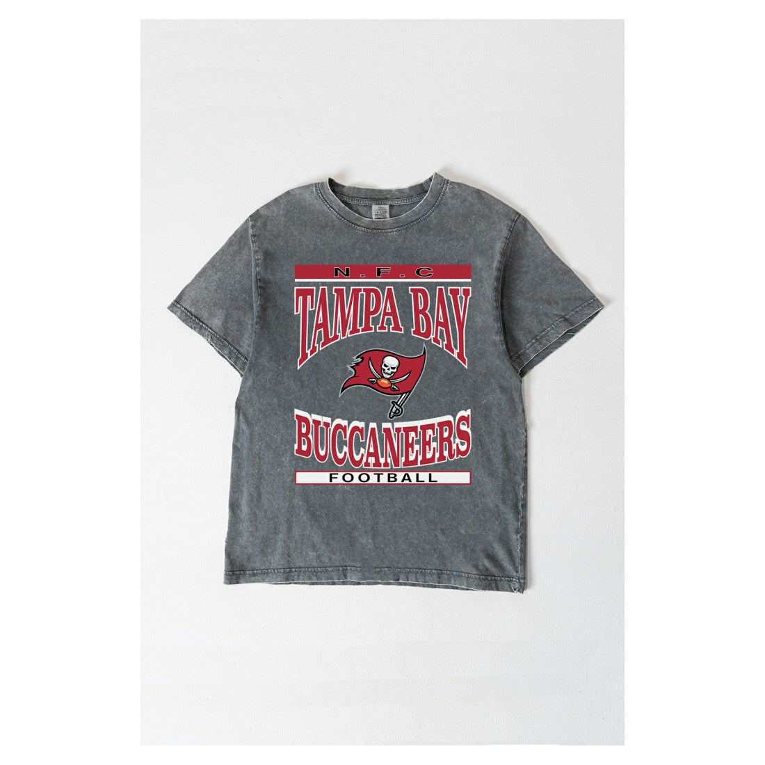 Tampa Bay Buccaneers  Gameday Couture Women's Oversized Classic Grind Washed T-Shirt