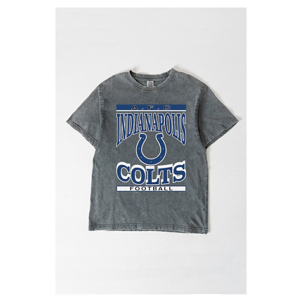 Indianapolis Colts  Gameday Couture Women's Oversized Classic Grind Washed T-Shirt