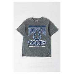 Indianapolis Colts  Gameday Couture Women's Oversized Classic Grind Washed T-Shirt