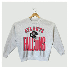 Atlanta Falcons  Gameday Couture Women's Fierce Focus Premium Oversized Fleece Pullover Sweatshirt