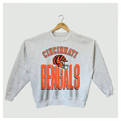 Cincinnati Bengals  Gameday Couture Women's Fierce Focus Premium Oversized Fleece Pullover Sweatshirt