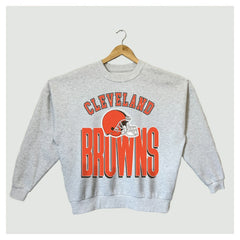 Cleveland Browns  Gameday Couture Women's Fierce Focus Premium Oversized Fleece Pullover Sweatshirt