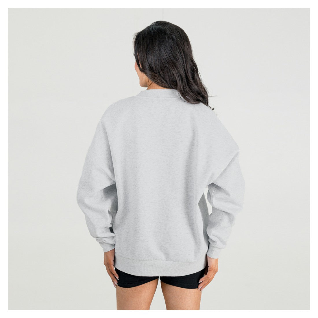 Denver Broncos  Gameday Couture Women's Fierce Focus Premium Oversized Fleece Pullover Sweatshirt