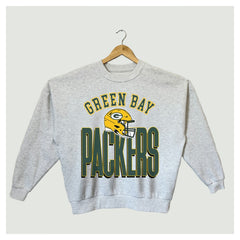 Green Bay Packers  Gameday Couture Women's Fierce Focus Premium Oversized Fleece Pullover Sweatshirt