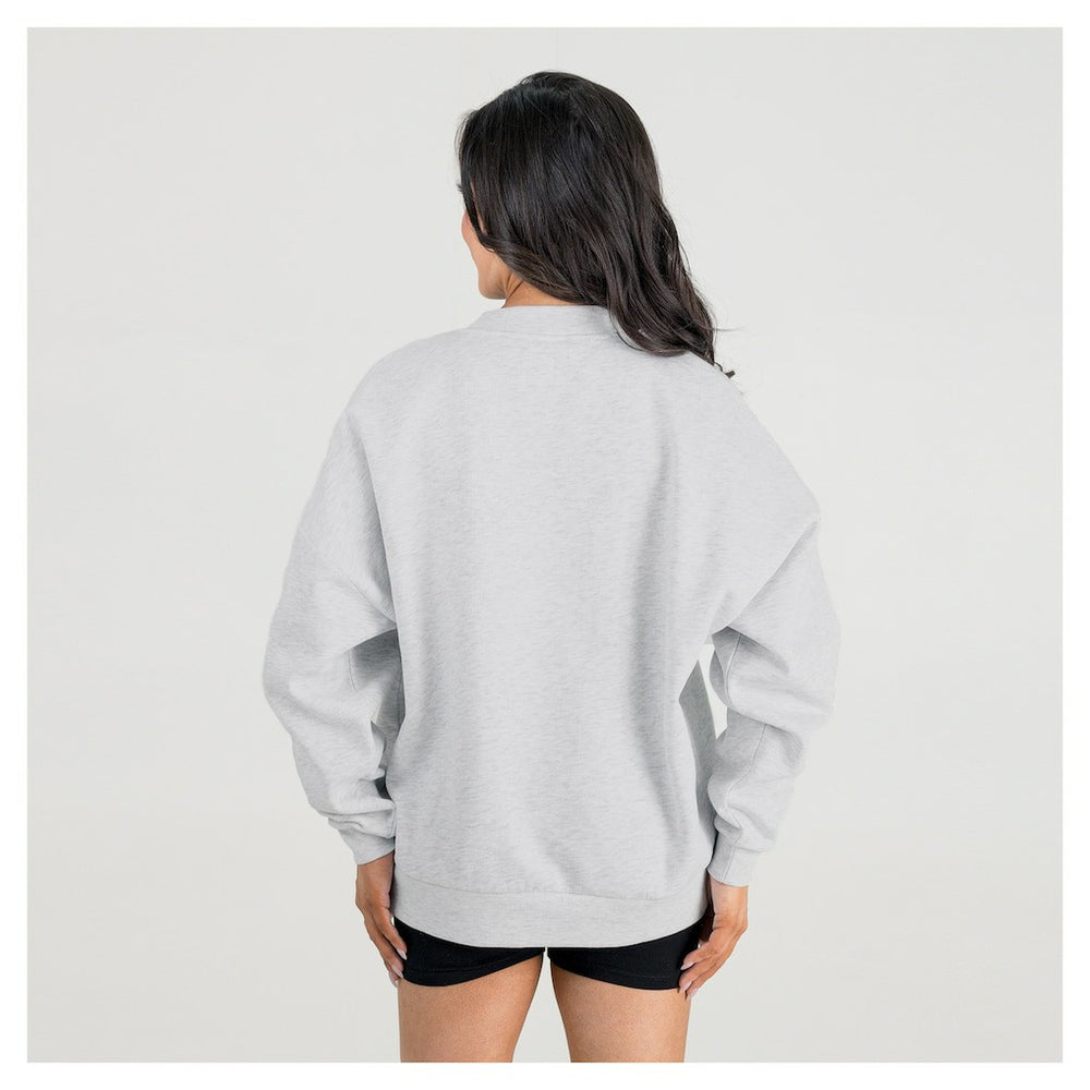 Miami Dolphins  Gameday Couture Women's Fierce Focus Premium Oversized Fleece Pullover Sweatshirt