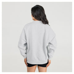 Minnesota Vikings  Gameday Couture Women's Fierce Focus Premium Oversized Fleece Pullover Sweatshirt