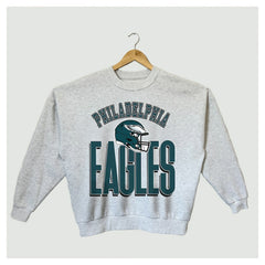 Philadelphia Eagles  Gameday Couture Women's Fierce Focus Premium Oversized Fleece Pullover Sweatshirt