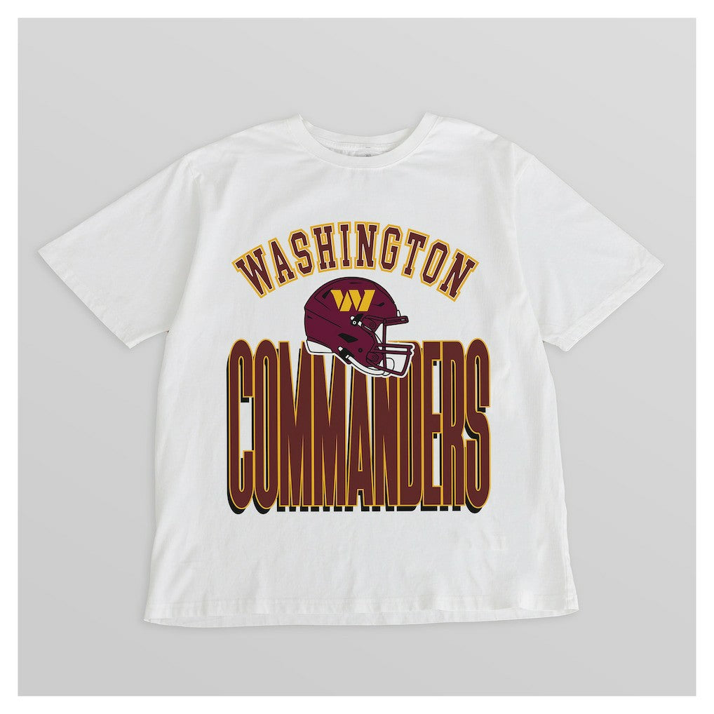 Washington Commanders  Gameday Couture Women's Oversized Classic Fierce Focus T-Shirt