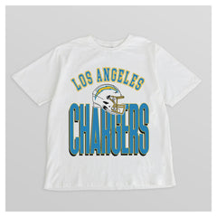Los Angeles Chargers  Gameday Couture Women's Oversized Classic Fierce Focus T-Shirt