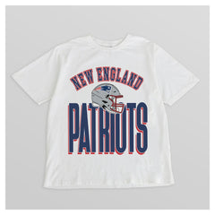New England Patriots  Gameday Couture Women's Oversized Classic Fierce Focus T-Shirt