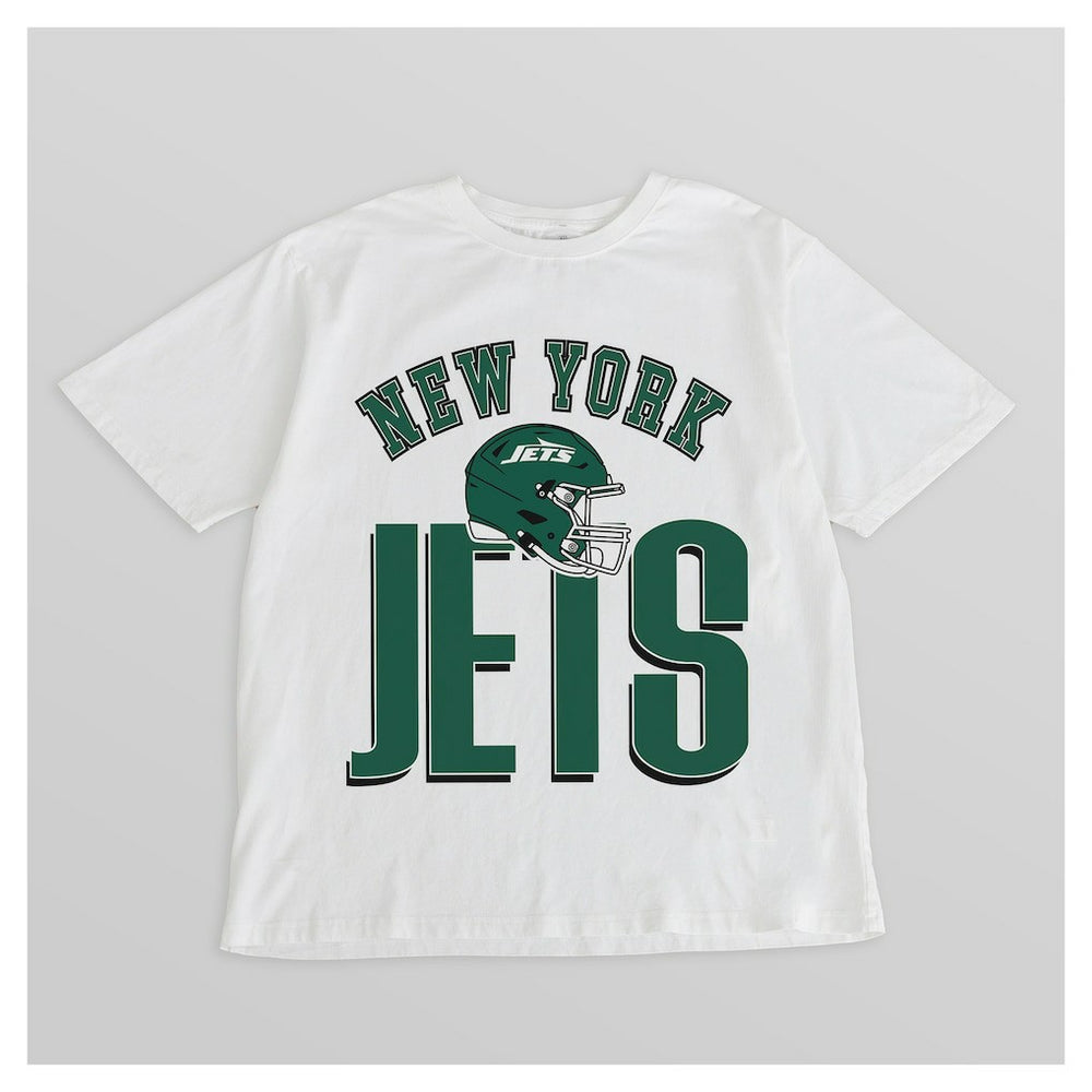 New York Jets  Gameday Couture Women's Oversized Classic Fierce Focus T-Shirt