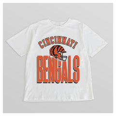 Cincinnati Bengals  Gameday Couture Women's Oversized Classic Fierce Focus T-Shirt