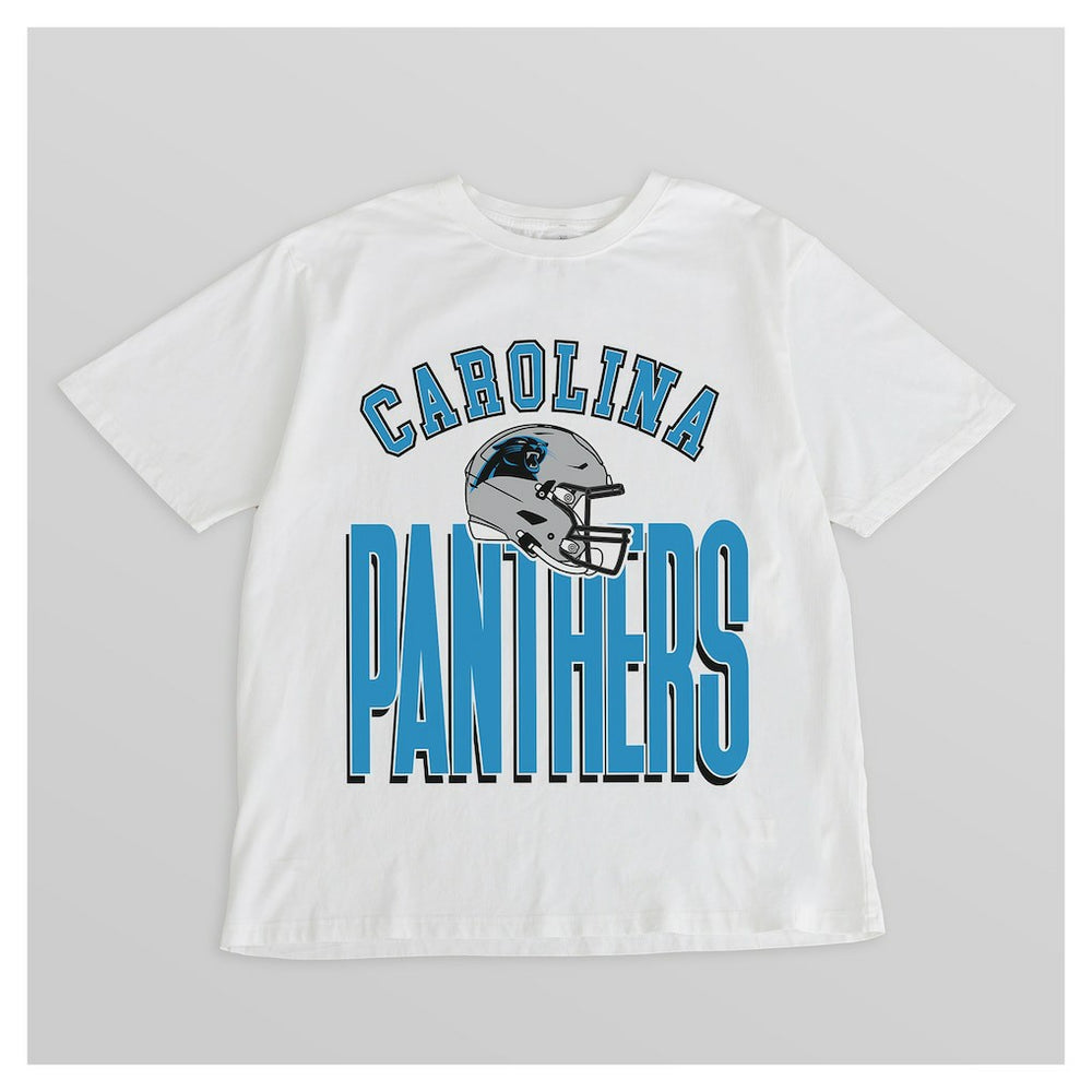 Carolina Panthers  Gameday Couture Women's Oversized Classic Fierce Focus T-Shirt