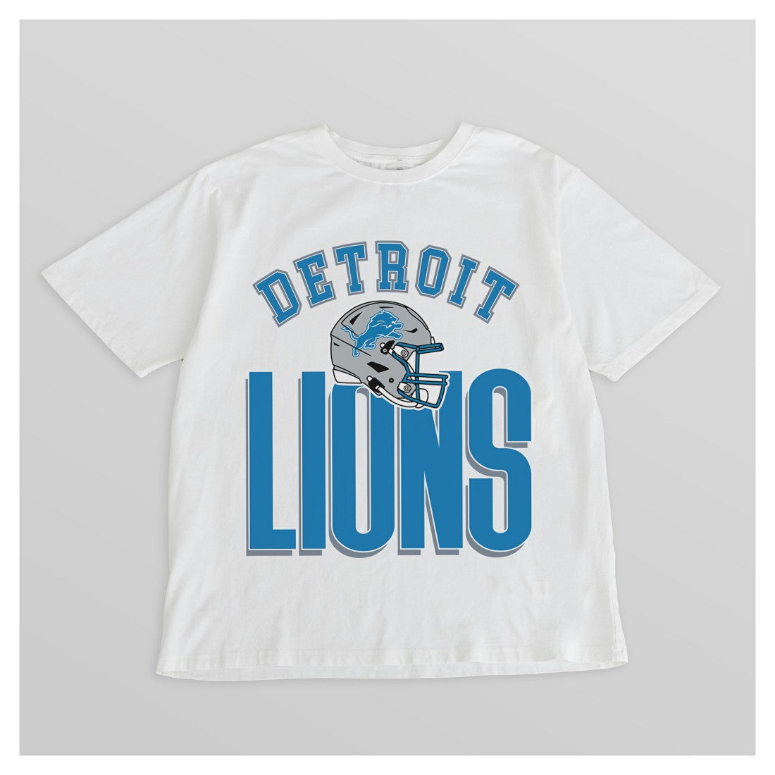 Detroit Lions  Gameday Couture Women's Oversized Classic Fierce Focus T-Shirt