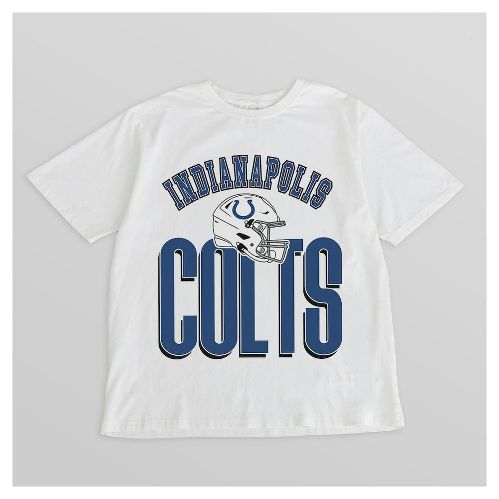 Indianapolis Colts  Gameday Couture Women's Oversized Classic Fierce Focus T-Shirt