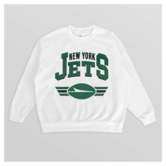 New York Jets  Gameday Couture Women's Swift Strike Premium Oversized Fleece Pullover Sweatshirt