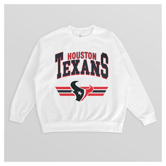 Houston Texans  Gameday Couture Women's Swift Strike Premium Oversized Fleece Pullover Sweatshirt