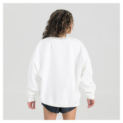 Philadelphia Eagles  Gameday Couture Women's Oversized Hard Earned Premium Fleece Pullover Sweatshirt