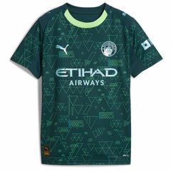 Manchester City x EA SPORTS FC Youth 2025/26 Fourth Jersey Green - Puma